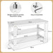 3-Tier Bamboo Shoe Bench for Entryway