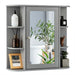3-Tier Mirrored Wall Mounted Bathroom Cabinet