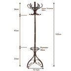 Wooden Coat and Hat Stand