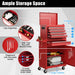 High-Capacity Rolling Tool Cabinet – Lockable Wheels, Metal 2‑in‑1 Chest & Base