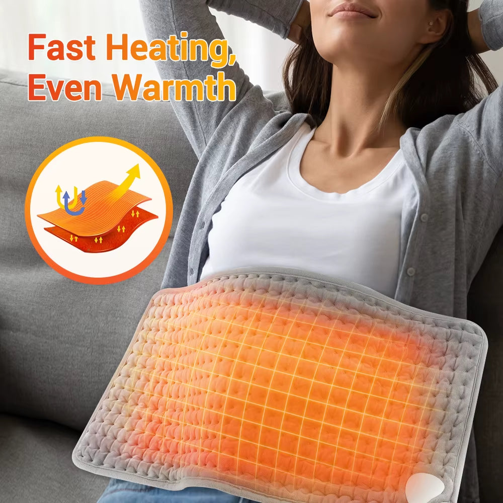 SEDOL Electric Heated Waist Pad Massage Belt Adjustable Temperature Hot Compress for Abdomen Uterus Lumbar Pain Relief Thermal Support