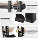 5-Tier Adjustable Storage Rack – Heavy-Duty Metal & MDF Shelving Unit