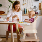 SEDOL 6-in-1 Ultimate Baby-to-Toddler High Chair & Activity Station with Building Block Tabletop Parental Booster Seat and Waterproof PU Leather Cushion – 25kg Capacity