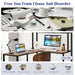 L-Shaped Corner Computer Desk with Storage Bookshelf
