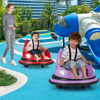 SEDOL 12V High-Performance Kids Bumper Car with 5-Point Safety Harness 360° Zero-Turn Dual Joysticks and 5-Mode LED Light Show – 12V Powered for Ages 3+