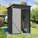 All-Weather Outdoor Storage Shed – Waterproof Garden Utility Cabinet with Sloping Roof