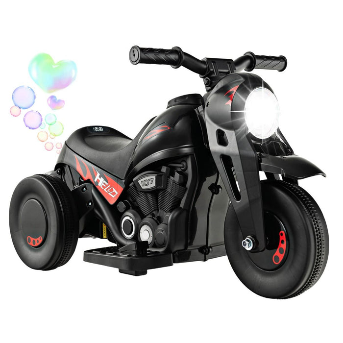 6V Kids Electric Motorcycle – Bubble Maker, Music & LED Headlights