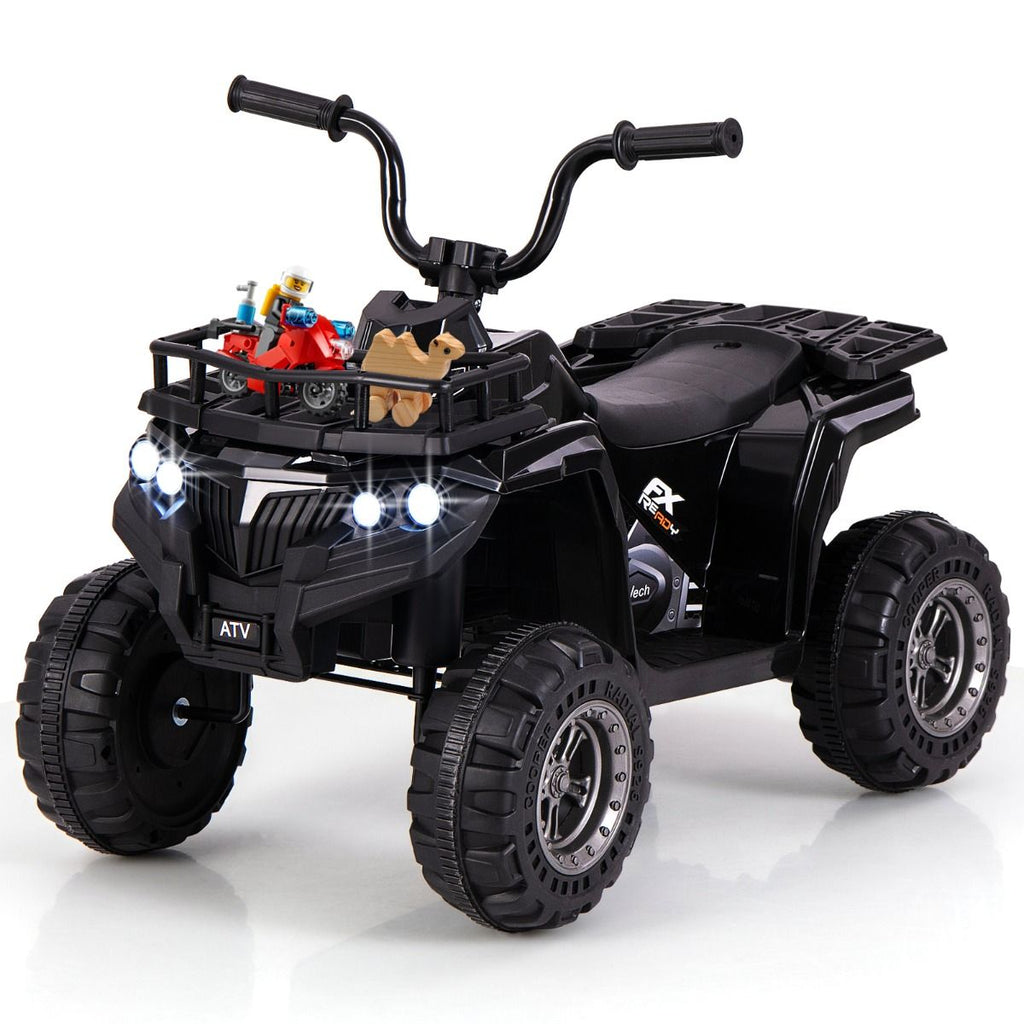 6V Kids Quad Ride-On – One-Button Start ATV with Tread Tires & MP3 Player