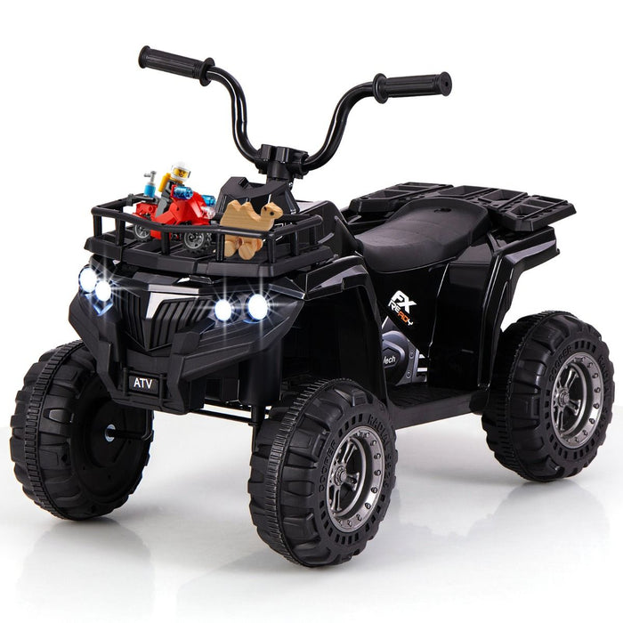 6V Kids Quad Ride-On – One-Button Start ATV with Tread Tires & MP3 Player