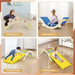 3-in-1 Wooden Climber Arch with Ramp & Rocker – Indoor Toddler Playset
