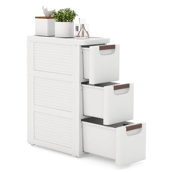 3/4/5-Drawer Narrow Storage Cabinet for Small Space