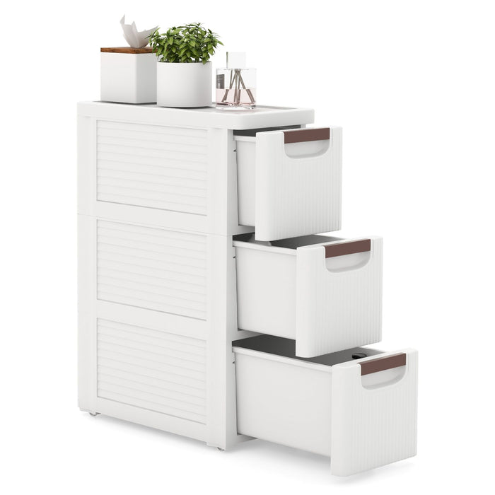 3/4/5-Drawer Narrow Storage Cabinet for Small Space