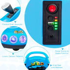 SEDOL 12V High-Performance Kids Bumper Car with 360° Rotation Parental Remote Control Wireless Bluetooth Audio and LED Light Show – 30kg Capacity