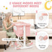 3-In-1 Adjustable Baby Bedside Bassinet with Mattress