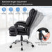 Ergonomic Adjustable High Back Rolling Computer Chair with Retractable Footrest