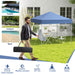 2x2m Pop-Up Canopy Tent with Adjustable Height