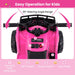 6V Kids Quad Ride-On – One-Button Start ATV with Tread Tires & MP3 Player