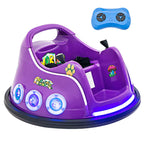 SEDOL 12V High-Performance Kids Bumper Car with 360° Rotation Parental Remote Control Wireless Bluetooth Audio and LED Light Show – 30kg Capacity