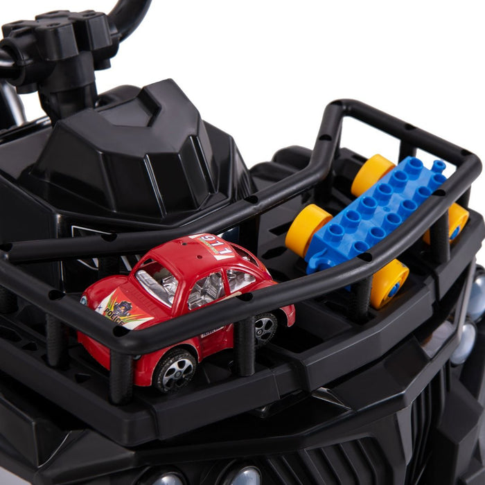 6V Kids Quad Ride-On – One-Button Start ATV with Tread Tires & MP3 Player