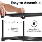 SEDOL 3 Tier Stackable Stainless Steel Shoe Rack Storage