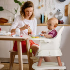 SEDOL 6-in-1 Ultimate Baby-to-Toddler High Chair & Activity Station with Building Block Tabletop Parental Booster Seat and Waterproof PU Leather Cushion – 25kg Capacity