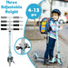 Aluminium Folding Stunt Scooter with LED Wheels – Kids T-Bar Kick Scooter