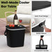 Portable Cooler Side Table – 3-in-1 Ice Chest, Side Table & Bottle Opener Unit