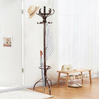 Wooden Coat and Hat Stand