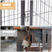 120 CM 8-Panel Height Anti-Rust Pet Playpen with Lockable Gate