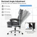 Ergonomic Adjustable High Back Rolling Computer Chair with Retractable Footrest