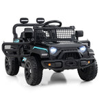 SEDOL 12V Electric Ride-On Truck for Kids with Parental Remote Control Dual 25W Motors All-Terrain Shock Absorbers LED Headlights and Soft-Start Safety System