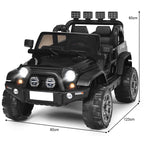 SEDOL 2-Seater 12V Electric Kids Ride-On Truck with Dual Storage Compartments Parental Remote Control High-Capacity 7Ah Battery and All-Terrain Spring Suspension – 50kg Limit