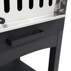 Outdoor Wood-Fired Pizza Oven – Portable Garden Pizza Maker with Stone, Peel & Grill Rack