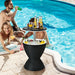 30L Patio Ice Cooler Table – Outdoor Drinks Storage