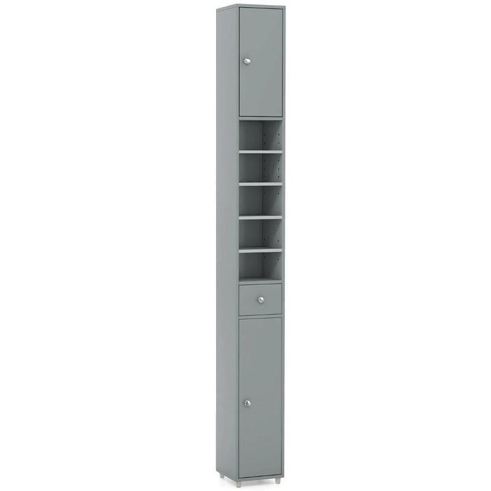 180CM Tall Freestanding Bathroom Cabinet with 2 Doors and 1 Drawer