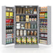 2-Door Pantry Cabinet with 6 Adjustable Shelves