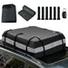 Waterproof Rooftop Luggage Bag with Non-Slip Mat and 6 Door Hooks