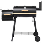Outdoor Charcoal BBQ Grill & Smoker