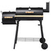 Outdoor Charcoal BBQ Grill & Smoker
