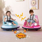 SEDOL 12V High-Performance Kids Bumper Car with 5-Point Safety Harness 360° Zero-Turn Dual Joysticks and 5-Mode LED Light Show – 12V Powered for Ages 3+