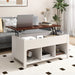 Rising Center Table with Lift Top Hidden Compartment