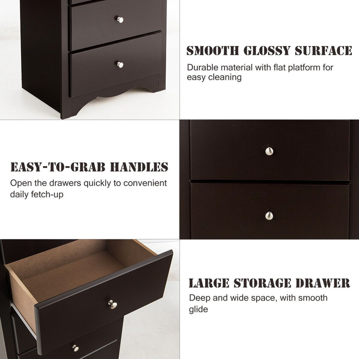 6-Drawer Freestanding Dresser Cabinet