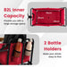 Heavy Duty Camping Garden Cart with Adjustable Handle and Drink Holders