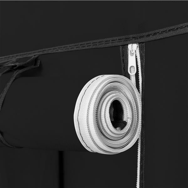 69" Portable Clothes Wardrobe – Non-Woven Fabric Closet Organiser (Black)