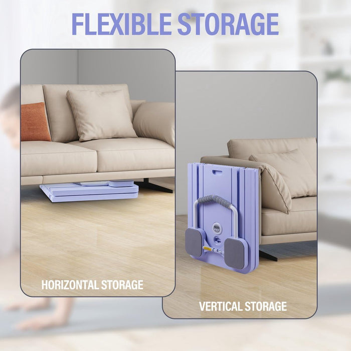 SEDOL Foldable Pilates Reformer Board Portable Home Pilates Machine with Resistance Springs All-in-One Exercise Board for Full Body Toning Core Strength and Flexibility