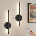 SEDOL 2-Pack Battery Operated Wall Lights Rechargeable Wireless Wall Sconce with Remote Dimmable LED Picture Light with Timer Magnetic Tool-Free Installation for Bedroom and Hallway