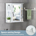 3-Tier Mirrored Wall Mounted Bathroom Cabinet