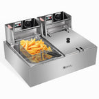SEDOL Deep Fat Fryer - 2500W Stainless Steel Commercial Electric Deep Fryer
