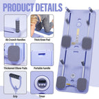 SEDOL Foldable Pilates Reformer Board Portable Home Pilates Machine with Resistance Springs All-in-One Exercise Board for Full Body Toning Core Strength and Flexibility