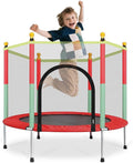 SEDOL 4.6FT Toddler Trampoline with 360° Safety Enclosure Net | 140cm Indoor & Outdoor Kids First Trampoline | Heavy-Duty 200kg Capacity Mini Jumper for Boys & Girls Aged 1-8